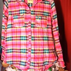 Bright Hollister button down